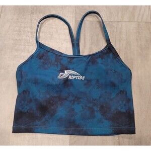 Everyday Yoga Crop Top Women's XS Turquoise Tank Active Yoga Stretch Recycled